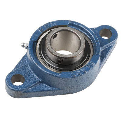 2 Hole Flange Bearing Unit 35mm ID