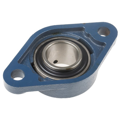2 Hole Flange Bearing Unit 45mm ID