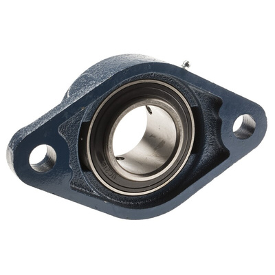 2 Hole Flange Bearing Unit 50mm ID