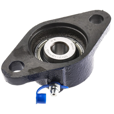 2 Hole Flange Bearing Unit, SFT12, 12mm ID