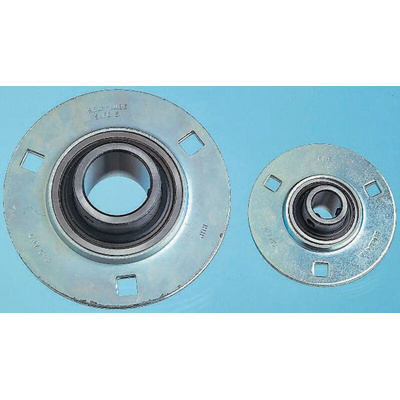 3 Hole Flange Bearing Unit, SLFE1, 25.4mm ID