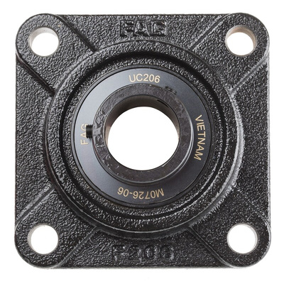 4 Hole Flange Bearing Unit, UCF206-J7, 30mm ID