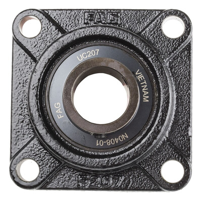4 Hole Flange Bearing Unit, UCF207-J7, 35mm ID