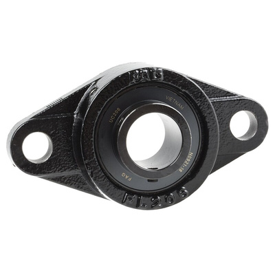 2 Hole Flange Bearing Unit, UCFL206-J7, 30mm ID