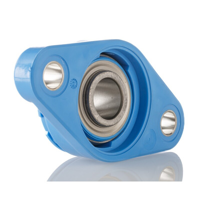 2 Hole Flange Bearing Unit, F2BC 20M-TPSS, 20mm ID