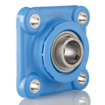 4 Hole Flange Bearing Unit, F4BC 25M-CPSS-DFH, 25mm ID