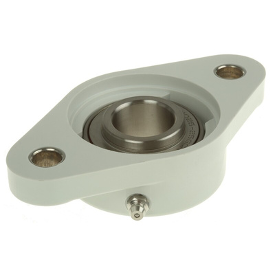 2 Hole Flange Bearing Unit, PSFT25CR, 25mm ID