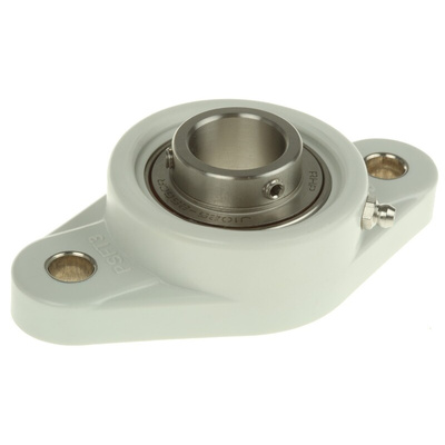 2 Hole Flange Bearing Unit, PSFT25CR, 25mm ID