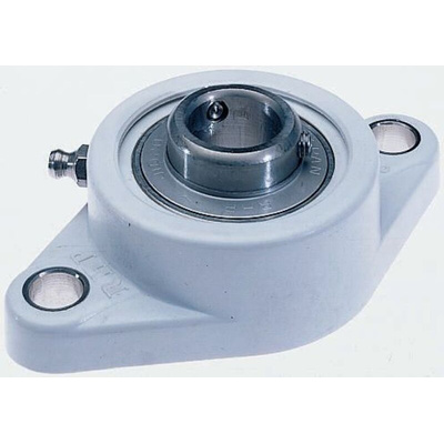 2 Hole Flange Bearing Unit, PSFT30CR, 30mm ID