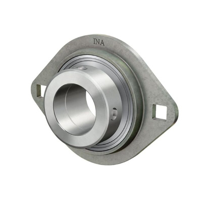 2 Hole Flange Bearing Unit, RATY20-XL, 20mm ID