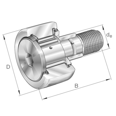 Stud Type Track Roller Track Roller KRE32-PP-A, 32mm OD