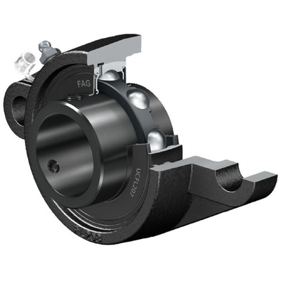 4 Hole Flange Bearing Unit, UCFL209-J7, 45mm ID