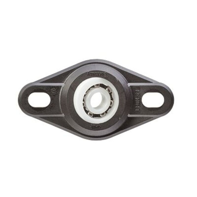 2 Hole Flange Bearing Unit, EFOM-BB1-P12-B180-ES, 12mm ID