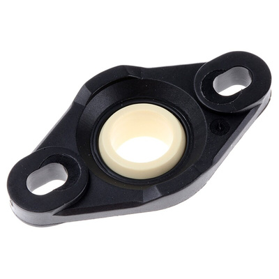 2 Hole Flange Bearing Unit, EFOM-12, 12mm ID