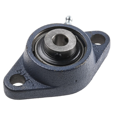 2 Hole Flange Bearing Unit, FYTB 12 TF, 12mm ID