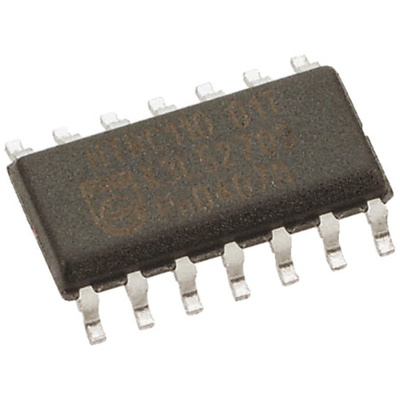 DiodesZetex 74LV14AS14-13 Hex Schmitt Trigger CMOS Inverter, 14-Pin SOIC