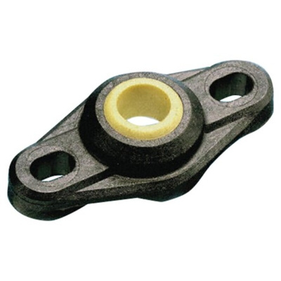 2 Hole Flange Bearing Unit, EFOM-15, 15mm ID