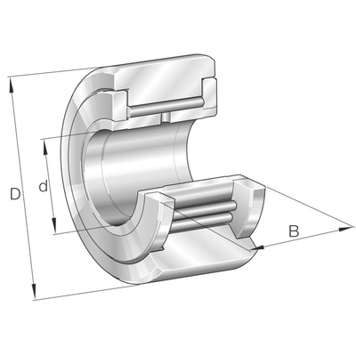 Yoke Type Track Roller Track Roller NATV12, 12mm ID, 32mm OD
