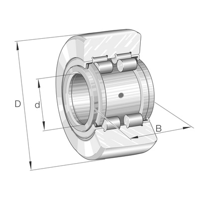 Yoke Type Track Roller Track Roller PWTR50110-2RS-XL, 50mm ID, 110mm OD
