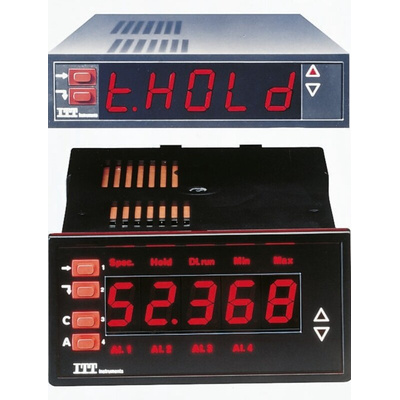 GILGEN Muller & Weigert LED Digital Panel Multi-Function Meter for Current, Temperature, Voltage, 45.5mm x 92mm