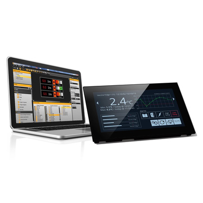 Lascar PanelPilotACE TFT Digital Panel Multi-Function Meter for Current, Voltage, 117mm x 180mm