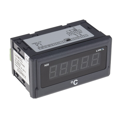 Lumel N25 LED Digital Panel Multi-Function Meter for Temperature