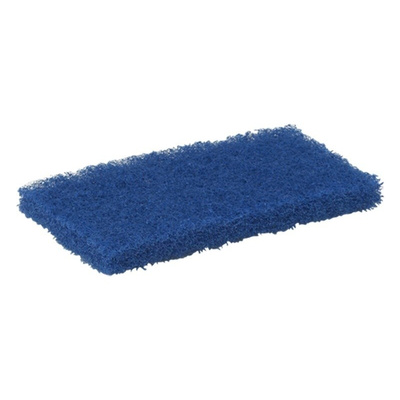 Vikan Blue Scourer 245mm x 115mm x 25mm, for Industrial Cleaning Use