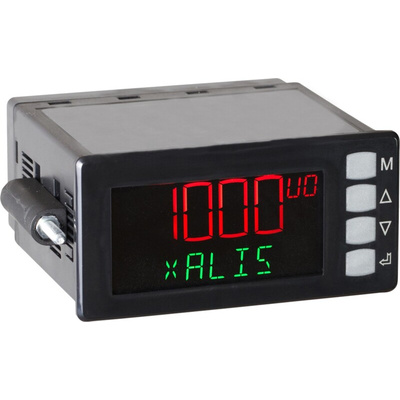 JM CONCEPT XALIS 1000 LCD Display, Two Color Digital Digital Panel Multi-Function Meter for Strain Gauge, 45mm x 92mm
