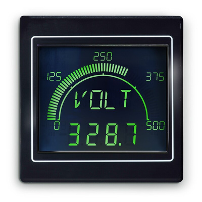 Trumeter LCD Digital Panel Multi-Function Meter, 68mm x 68mm