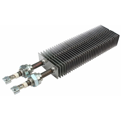 Finned Tubular Heater, 260mm, 500 W, 230 V ac