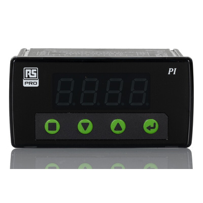 RS PRO 7-Segment Display Process Indicator for Current, Voltage, 92mm x 45mm