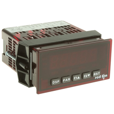 Red Lion PAXT LED Digital Panel Multi-Function Meter for Current, Temperature, Voltage, 44.5mm x 91.4mm