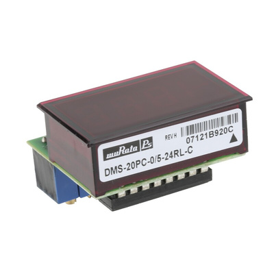 Murata LED Digital Panel Multi-Function Meter for Voltage, 21.29mm x 33.93mm
