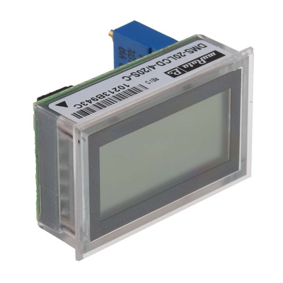 Murata LCD Digital Panel Multi-Function Meter, 21.29mm x 33.93mm