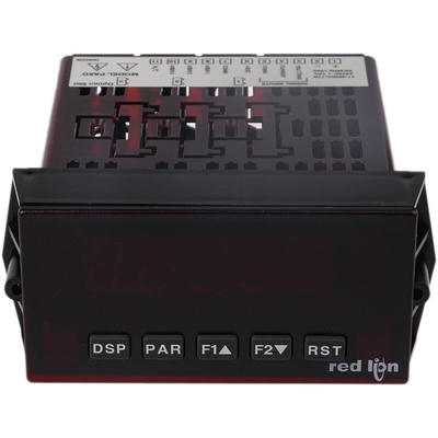 Red Lion PAXD LED Digital Panel Multi-Function Meter for Current, Strain, Temperature, Voltage, 96.5mm x 49.5mm