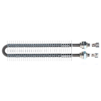 Finned Tubular Heater, 200 W, 230 V ac