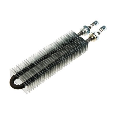 Finned Tubular Heater, 370mm, 750 W, 230 V ac