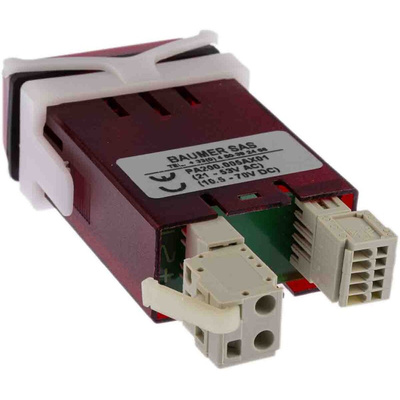 Baumer PA200 LED Digital Panel Multi-Function Meter for Current, Voltage, 22.5mm x 45mm