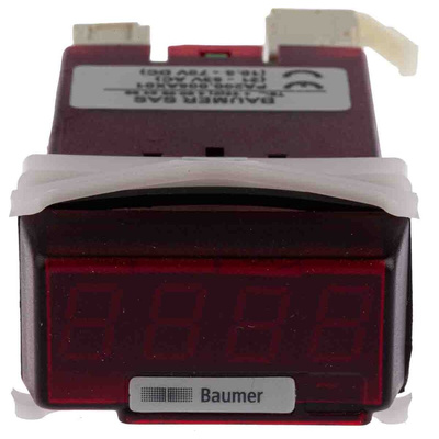 Baumer PA200 LED Digital Panel Multi-Function Meter for Current, Voltage, 22.5mm x 45mm