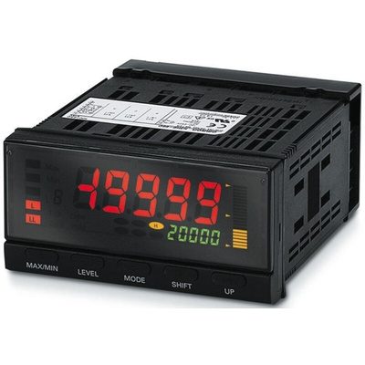 Omron LCD Digital Panel Multi-Function Meter for Current, Voltage, 45mm x 92mm