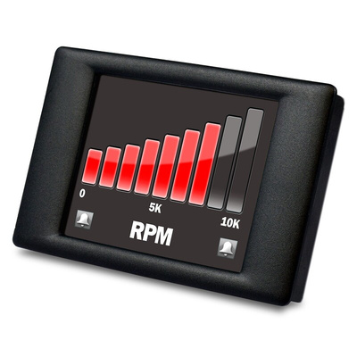 Lascar PanelPilot TFT Digital Panel Multi-Function Meter for Voltage, 46mm x 74mm