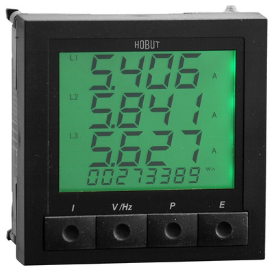 HOBUT M850 LCD Digital Panel Multi-Function Meter, 96mm x 96mm