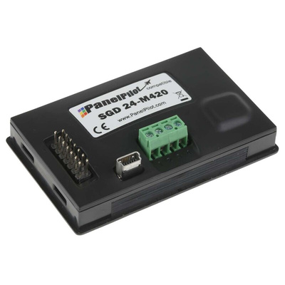 Lascar PanelPilot TFT Digital Panel Multi-Function Meter for Current, 46mm x 74mm
