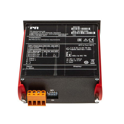 PR Electronics 5500 LCD Digital Panel Multi-Function Meter, 44.5mm x 91.5mm