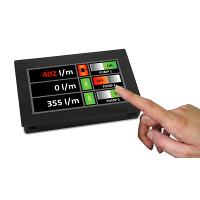 Lascar PanelPilotACE TFT Digital Panel Multi-Function Meter for Current, Voltage, 77mm x 116mm