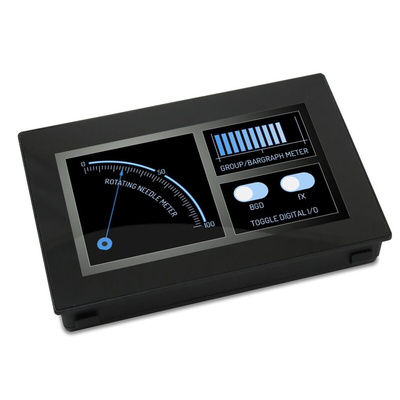 Lascar PanelPilotACE TFT Digital Panel Multi-Function Meter for Current, Voltage, 77mm x 116mm