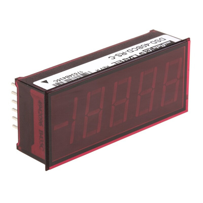 Murata LED Digital Panel Multi-Function Meter for Current, Voltage, 22.3mm x 53.8mm