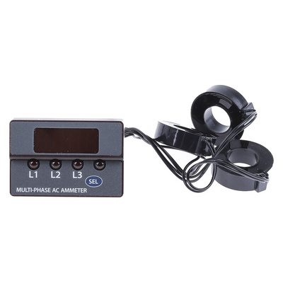 Murata LED Digital Panel Multi-Function Meter for Current, 22.1mm x 36.22mm