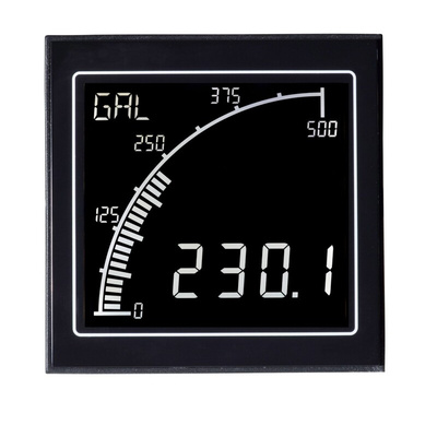 Trumeter APM LCD Digital Panel Multi-Function Meter for Current, Voltage, 68mm x 68mm