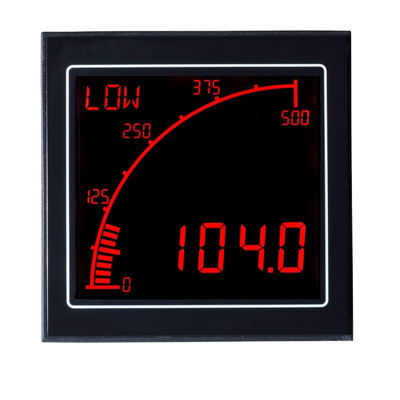 Trumeter APM LCD Digital Panel Multi-Function Meter for Current, Voltage, 68mm x 68mm